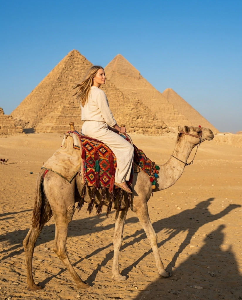 Giza Pyramids, Cairo, Egypt